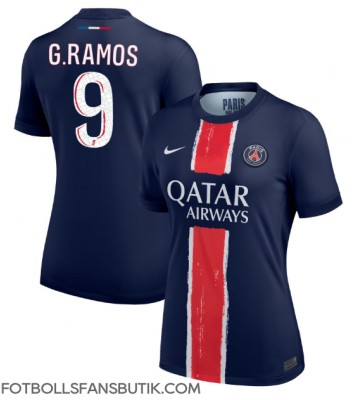 Paris Saint-Germain Goncalo Ramos #9 Replika Hemmatröja Damer 2024-25 Kortärmad